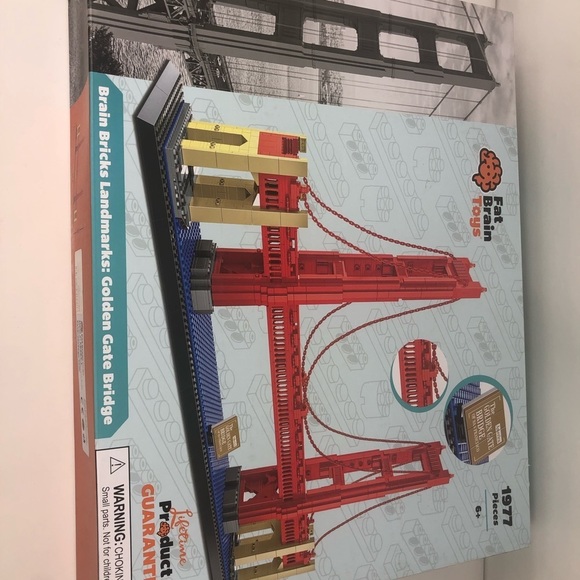 Golden Bridge Fat Brain Toys Brain Bricks Landmark Golden Bridge (San Francisco) - Picture 10 of 13